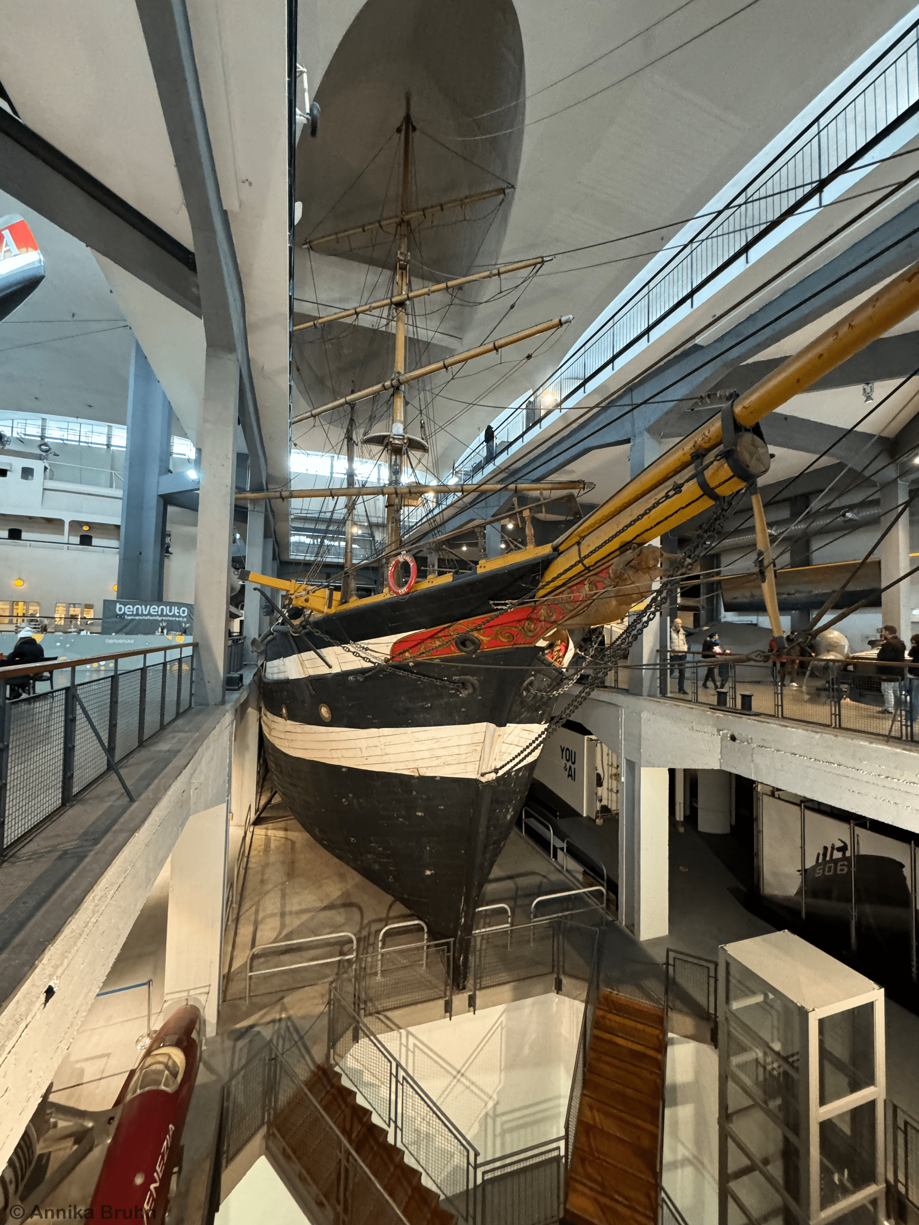 Schiff im Museum